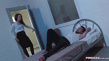 play The police whore penetrates her lover with an erection