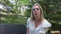 play La rubia joven y sexy Alrox obtiene anal en el encuentro al aire libre con Alex Romero