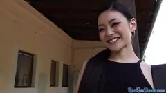 play PUBT POV -casting van de openbare Aziatische babe